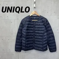 UNIQLO ユニクロ ライトダウン ベスト ネイビー Lサイズ