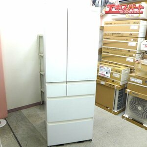 中古美品 Panasonic パナソニック 2022年製 6ドア冷蔵庫 500L NR-F508HPX-W ナノイー 公田店