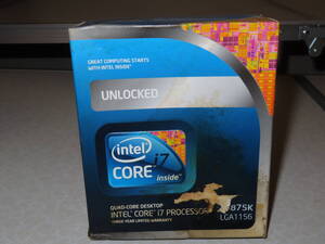 未使用品　Intel Core i7 875K 2.93GHz Quad-Core