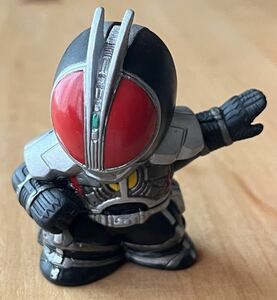 ◇仮面ライダー ファイズ アクセルフォーム ソフビ フィギュア 中古 指人形 SD 仮面ライダーキッズ 2003 バンダイ 仮面ライダー555