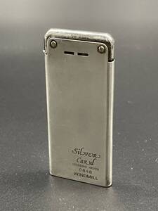 G081 WINDMILL ガスライター 銀製Silver Card STERLING SILVER 0848 喫煙具 超薄型5mmカード機