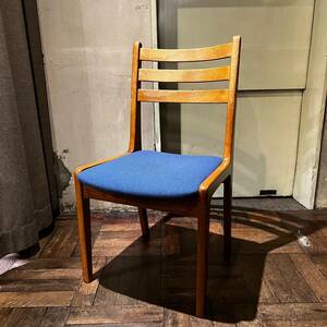 vintage ヴィンテージ 旭川家具 北海道 ダイニングチェア Dining Chair 座面張替済 モダン 秋田木工 天童木工 カリモク 飛騨 B