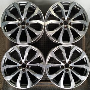 管理番号：W7-79【4本価額】【20×8.5J 5x112 ET+45 ハブ66】アウディAUDI 純正・A6等・直接引取可