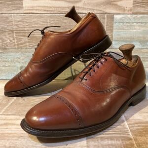 【ビッグサイズ:28.5-29cm程 USA製】Allen Edmonds アレンエドモンズ Byron ストレートチップ US11D ブラウン パンチド