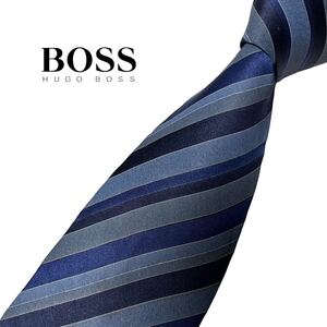 HUGO BOSS ネクタイ レジメンタル柄 ストライプ柄 ヒューゴボス USED 中古 m798