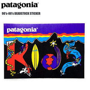 ★激レア 入手難 patagonia パタゴニア 新品 デッドストック 90年代-2000年代初頭 グラフィック フィッツロイ キッズ ロゴ 限定ステッカー