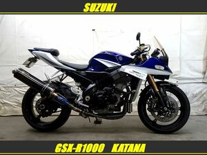 !!カスタム車多数のバイクショップです!!　スズキ　GSX-R1000　K5　なんとカタナにフェイスチェンジ!!　まさにカタペケ!!　世界に1台!!