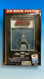 ★最終値下げ!! ★残りあと1個!! ★18年前!! 激レア★JAWS 3D立体ポスター2006年製★ユニバーサルスタジオ/USJ 100