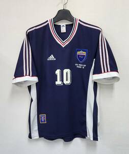 98ユーゴスラビア Yugoslavia (H)＃10 ストイコビッチ STOJKOVIC 半袖 ADIDAS 98フランスW杯仕様 M