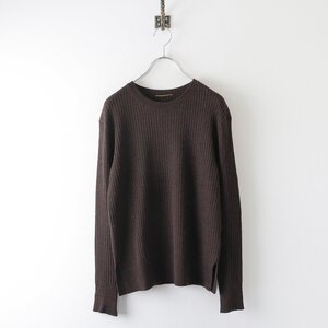 定価4.4万 ドゥーズィエムクラス Deuxieme Classe Compact Pullover ウールプルオーバーニット/ブラウン トップス 長袖 【2400013798884】