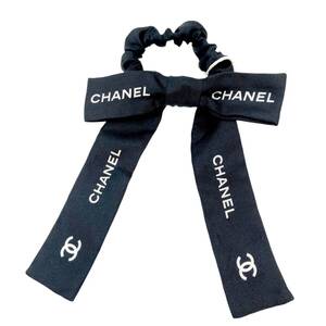 【中古】即完売 美品　シャネル CHANEL レディース シュシュ リボン ココマーク ビスコース