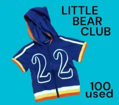 ◆used◆LITTLE BEAR CLUB KIDS 半袖パーカー 100