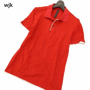 wjk ダブルジェイケイ 春夏 半袖 鹿の子 ポロシャツ Sz.L　メンズ 日本製　C4T06834_7#A