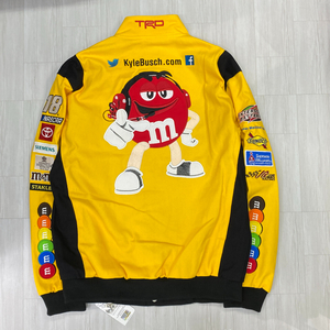 全米最強モータースポーツ 【L】 NASCAR ナスカー JHデザイン 限定レーシングジャケット KYLE カイルブッシュ M&M