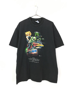 古着 90s AREA 51 美女 エイリアン UFO グラフィック Tシャツ XL 古着