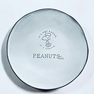 PEANUTS Cafe ピーナッツ カフェ スヌーピー 皿 食器 プレート　(管理番号：PLS4985)