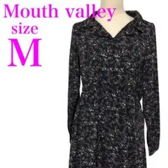 Mouth valley マウスバレー　花柄ロングワンピース 美シルエット