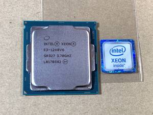 ★intel XEON E3-1240 V6 3.70GHz SR327 LGA1151 良品美品 インテル★送185ok★