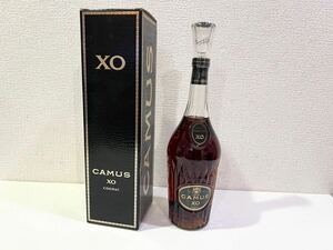 【新品未開栓】COGNAC コニャック CAMUS カミュ XO ロングネック 700ml 40% 箱付き 80サイズ（408）