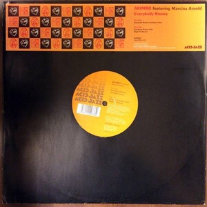 即決 AKIMBO Featuring Marcina Arnold / Everybody Knows 12inch Acid Jazz, UK Soul