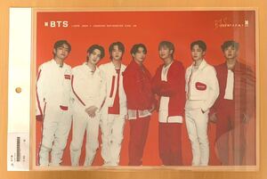 BTS/防弾少年団 写真 ラミネート加工 A4サイズ　下敷きとしても　Kポップ