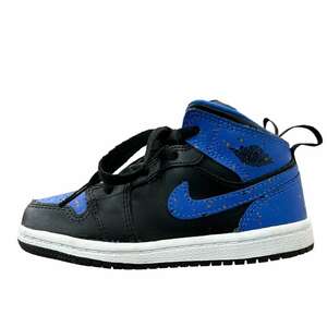 NIKE ナイキ【TD SIZE】 AIR JORDAN1 ブラックxブルー サイズ:14cm（8C）