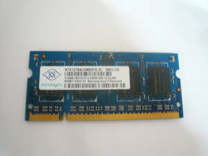 NANYA 512MB 2Rx16 PC2-5300S-555-12-A2 NT512T64UH8B0FN-3C