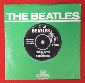 見本盤! NOT FOR SALE UK Original 初回 Parlophone R 5015 From Me to You / The Beatles MAT: 2/2