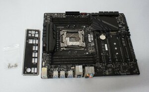 【ジャンク扱い】マザーボード MSI X99-S01/ATX/LGA2011/DDR4/パソコン パーツ 周辺 PC 基盤 エムエスアイ R061105