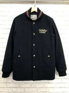 201【1円～】WACKOMARIA ワコマリア CAR CLUB JACKET スタジャン ブラック Mサイズ