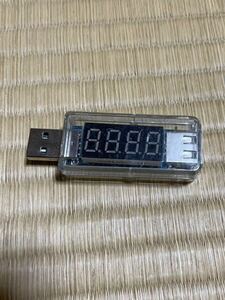 USBテスター　電流電圧計測
