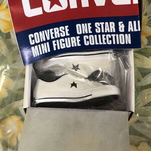 送料無 ONE STAR ホワイト/ブラック CONVERSE MINI FIGURE COLLECTION ガチャ/ONE STAR/ALL STAR US HI/コンバース/靴/