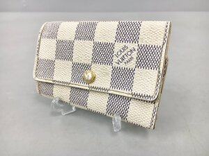 ルイヴィトン LOUIS VUITTON 6連キーケース ダミエ・アズール ミュルティクレ6 N61745 CT0089 2408LR249