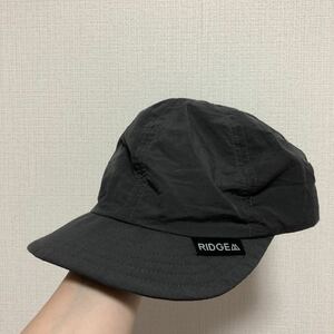 (k) RIDGE MOUNTAIN GEAR リッジマウンテンギア ベーシック キャップ 帽子 グレー チャコール ナイロン 日本製