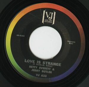 【ロック 7インチ】Betty Everett & Jerry Butler - Love Is Strange / Smile [Vee Jay Records VJ-633]