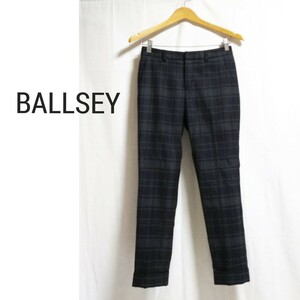 BALLSEY ボールジィ 小さいサイズ パンツ チェック サイズ34