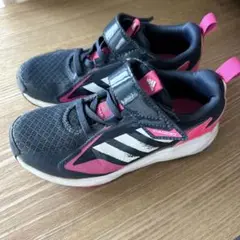 adidas キッズスニーカー ピンク　ネイビー　17㎝