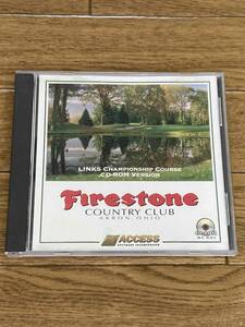 LINKS Championship COURSE：Firestone COUNTRY CLUB 輸入版　MS-DOS