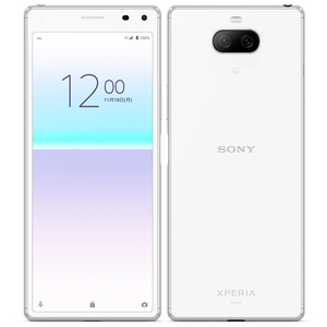 Xperia 8 SOV42 64GB マルチウィンドウ 有機EL アウトレット 特典付 au版 SIMロック解除済 ax8wh-a241y5