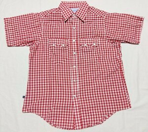 ★Rockmount Ranch Wear ロックマウントランチウエア TRU-WEST トゥルーウエスト★ ウエスタンシャツ 半袖 USAサイズ15.5(L相当） 01996