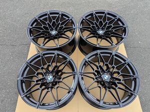 美品 鍛造 BMW G80 G82 M3 M4 コンペティション 純正 19インチ 9.5J +20 / 20インチ 10.5J +20 PCD112 ブラック 4本