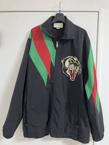 gucci ナイロンジャケット タイガー　虎　シェリーライン　ウィンドブレーカー グッチ