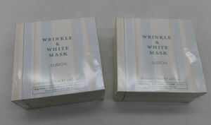 h★新品 アルビオン リンクル＆ホワイト マスク シワ改善 美白パック 60枚入×2箱★
