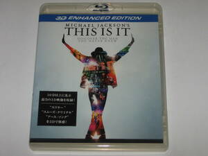 Blu-ray マイケル・ジャクソン THIS IS IT 3D ENHANCED EDITION