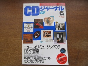 CDジャーナル+AV 1989.6●マルタ+麗美/レベッカ/佐野元春/ジョン・クーガー・メレンキャンプ/ボビー・ブラウン/デヴィッド・ランツ