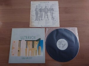 ★ウルトラヴォックス★カルテット Quartet★ULTRAVOX★見本盤★PROMO★SAMPLE★Rare Item★ジャケット、ライナー経年汚れ、傷み★中古LP