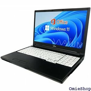 整備済み品 富士通 ノートPC A576 / 15.6 h/HDMI/DVD / 4GB / 256GB SSD 188