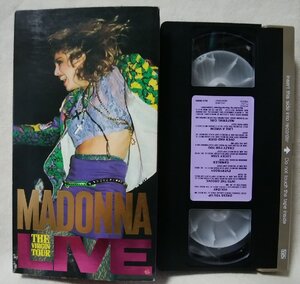 ★★VHS マドンナ MADONNA THE VIRGIN TOUR LIVE★★ビデオ [9878CDN