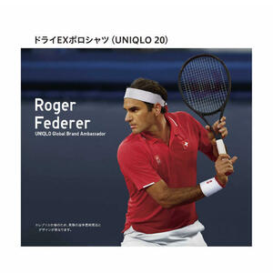 【レア】UNIQLO ユニクロ テニスウェア RFドライEXポロシャツ フェデラーモデル Roger Federer 錦織圭 Nishikori オリンピック S