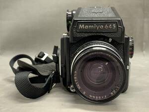 6＃K/4361　Mamiya マミヤ M645 1000S SEKOR C 1:2.8 f=55mm 中判カメラ フィルムカメラ 動作未確認　80S